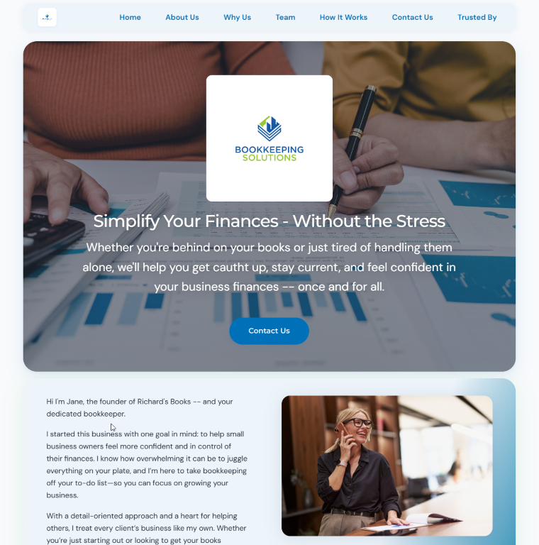 Warm & Welcoming demo