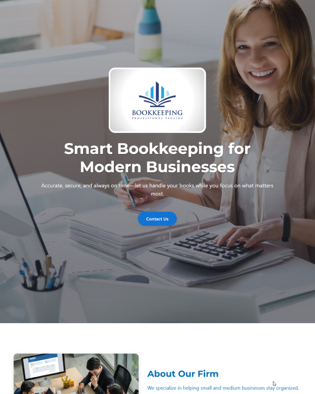 Bold & Professional demo